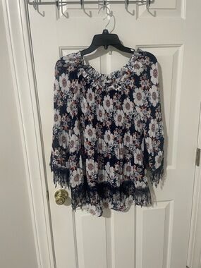 Spence fringy top large